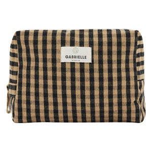 Gabrielle Paris - Vichy makeup bag | Coffee