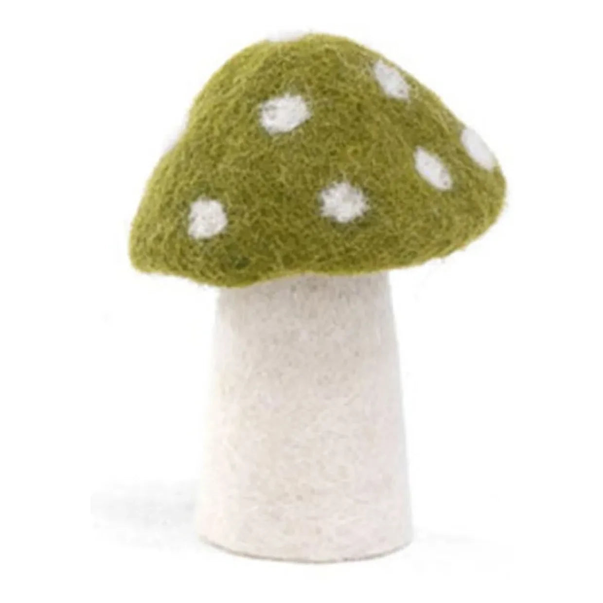 Muskhane - Dotty Felt Cork Mushrooms - Set of 3 | Green