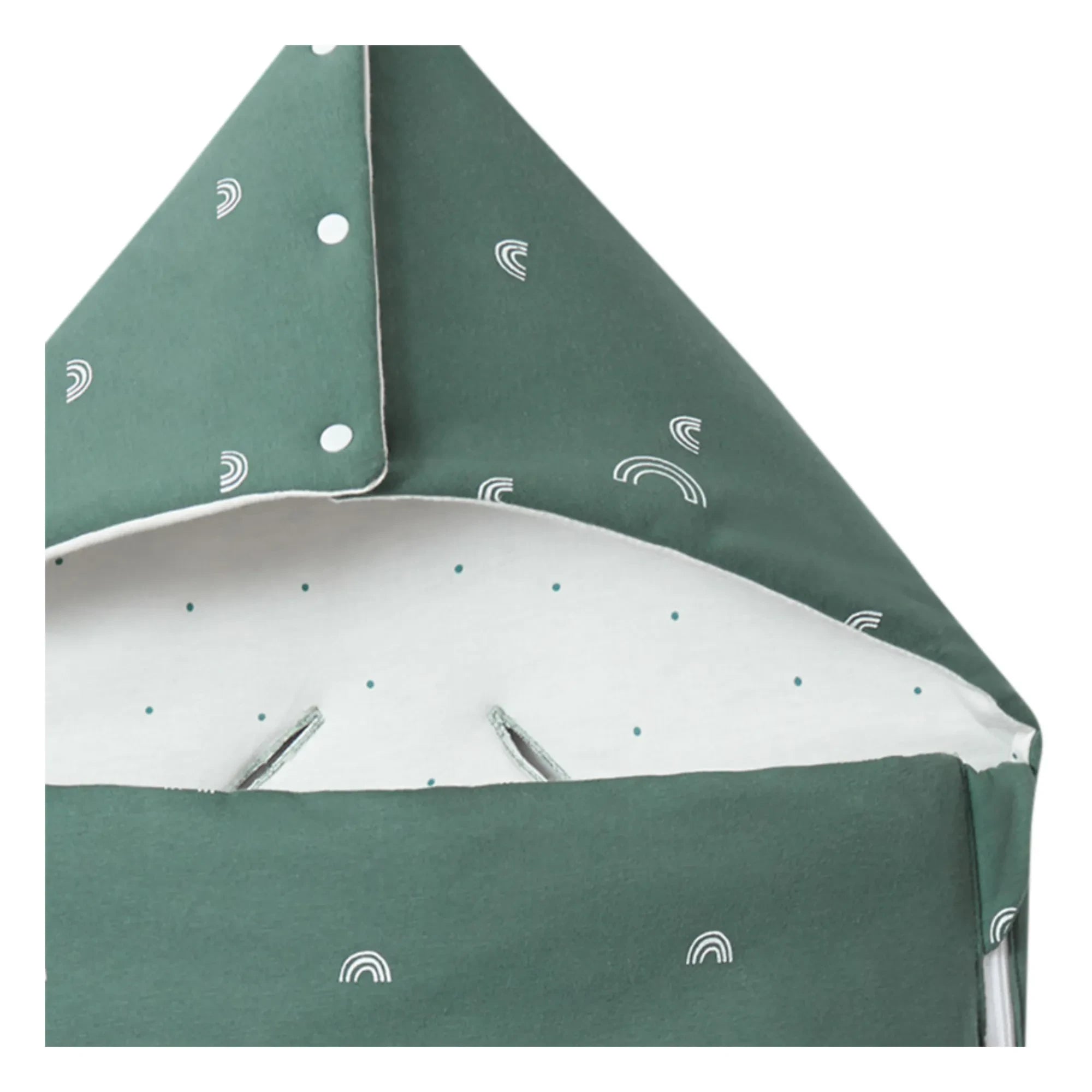 Les Petites Billes - Double-Sided All-Season Baby Nest | Green