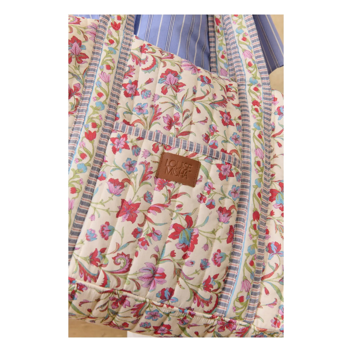 Louise Misha - Organic cotton 36h Bilbao bag | Cream