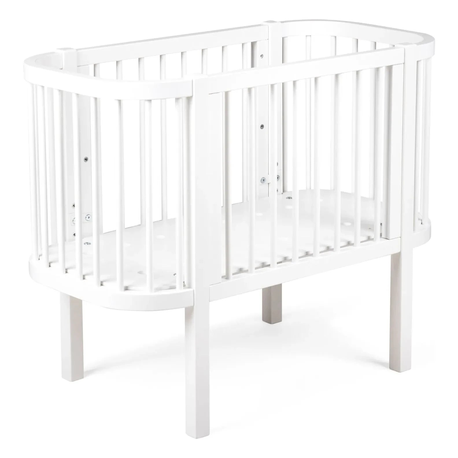 Sebra - Wooden Co-sleeper Crib | White