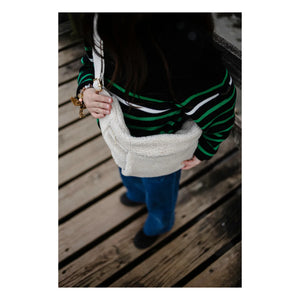 Le Minor - Striped Merino Wool Sweater x Smallable | Navy Blue