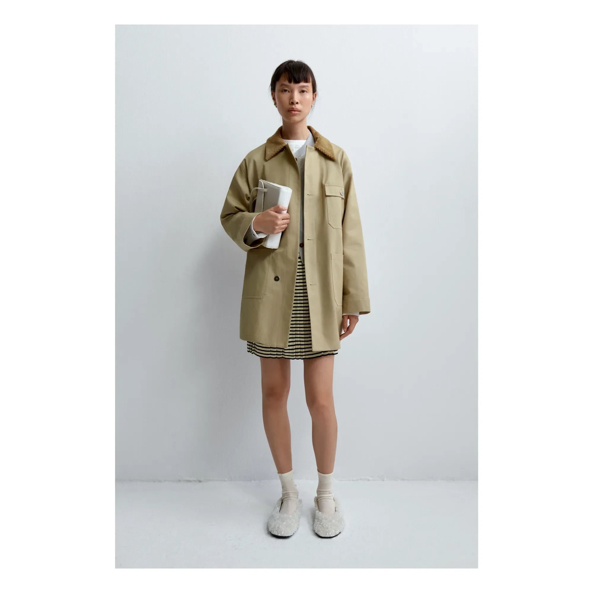Cordera - Buttoned Jacket | Beige