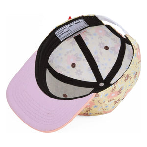 Hello Hossy - Pastel Blossom Flat Visor Hat | Pale Yellow