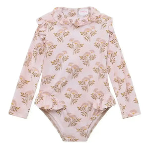 Lison Paris - Jasmine Fleuri UV Protective Swimsuit | White