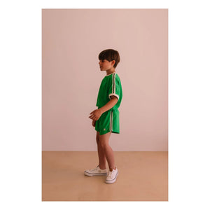 We Are Kids - Taylor Kontrast Organik Pamuk Tişört | Meadow Green