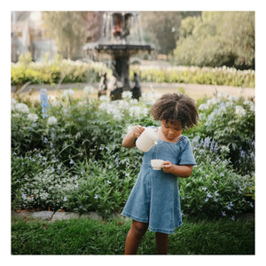 Mushie - Silikon çay seti | Bej