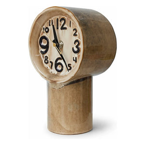 HKliving - Retro Ceramic Clock | Cream