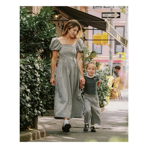 Rylee + Cru - Checkered Pants | Black