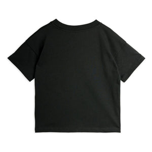 Mini Rodini - Panther organik pamuk T-shirt | Siyah