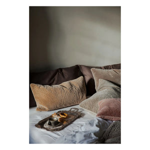 Olsson & Jensen - Suede Brown Velvet Pillow Cover