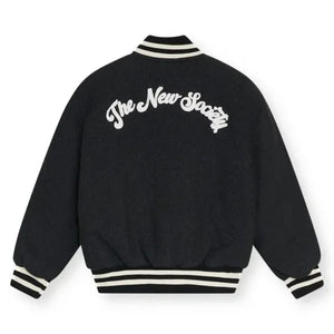 the new society - Leo Yün Bomber Ceket | Kömür grisi