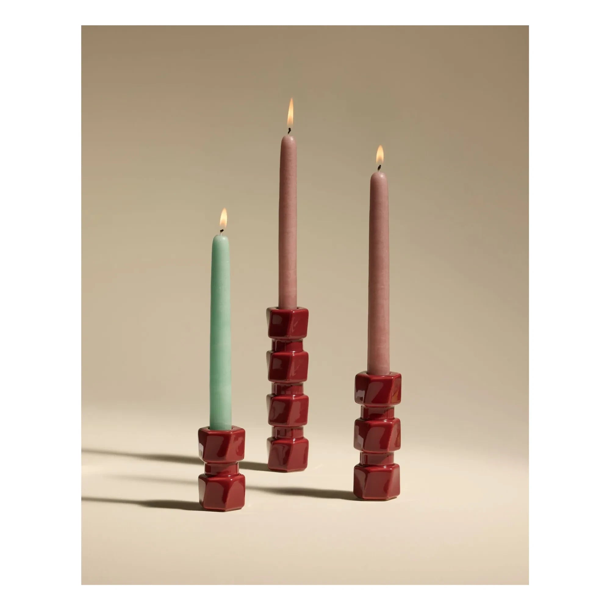 Maison Sarah Lavoine - Colonna Candle Holder | Karmen Red
