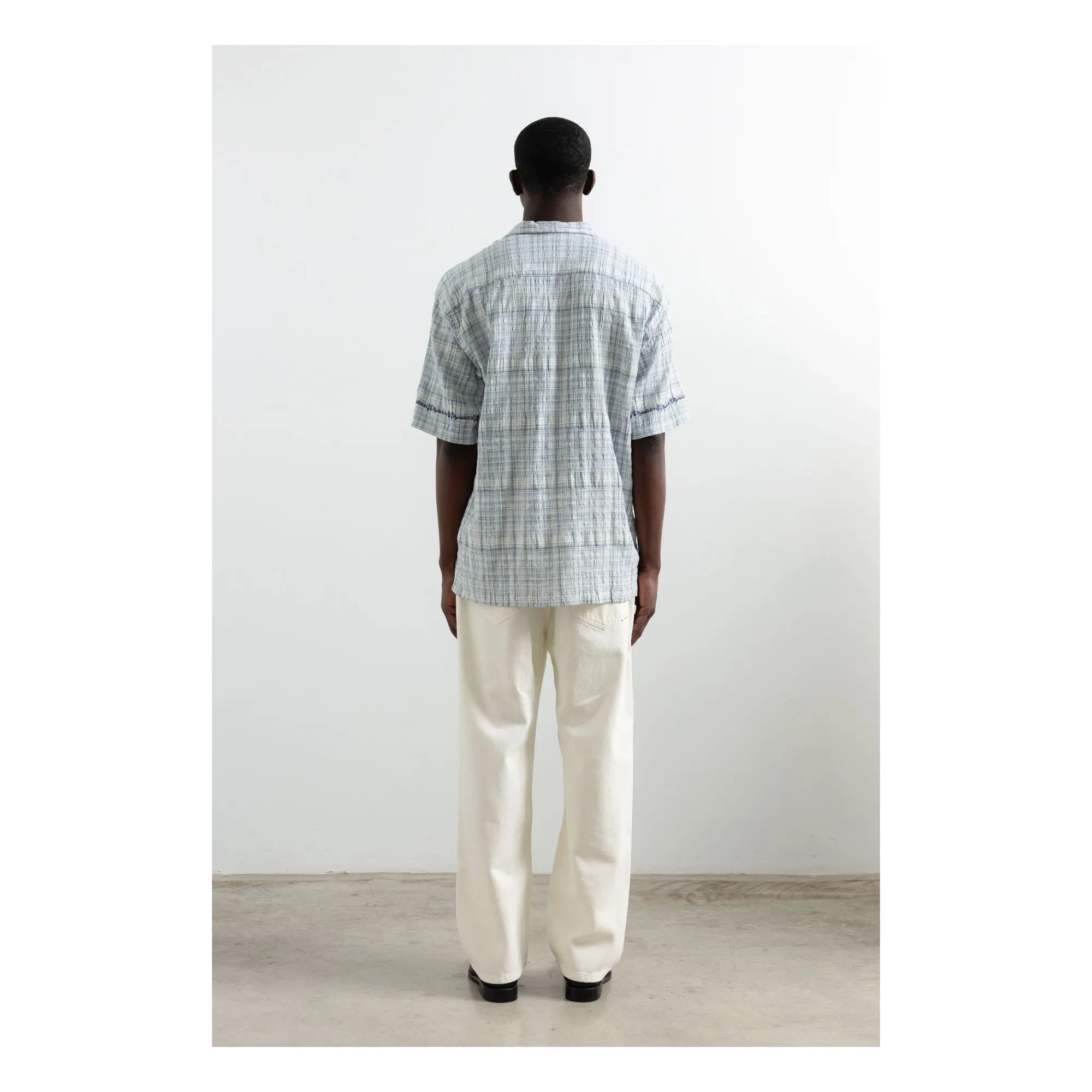 Edmmond Studios - Carreaux Shirt | Light Blue