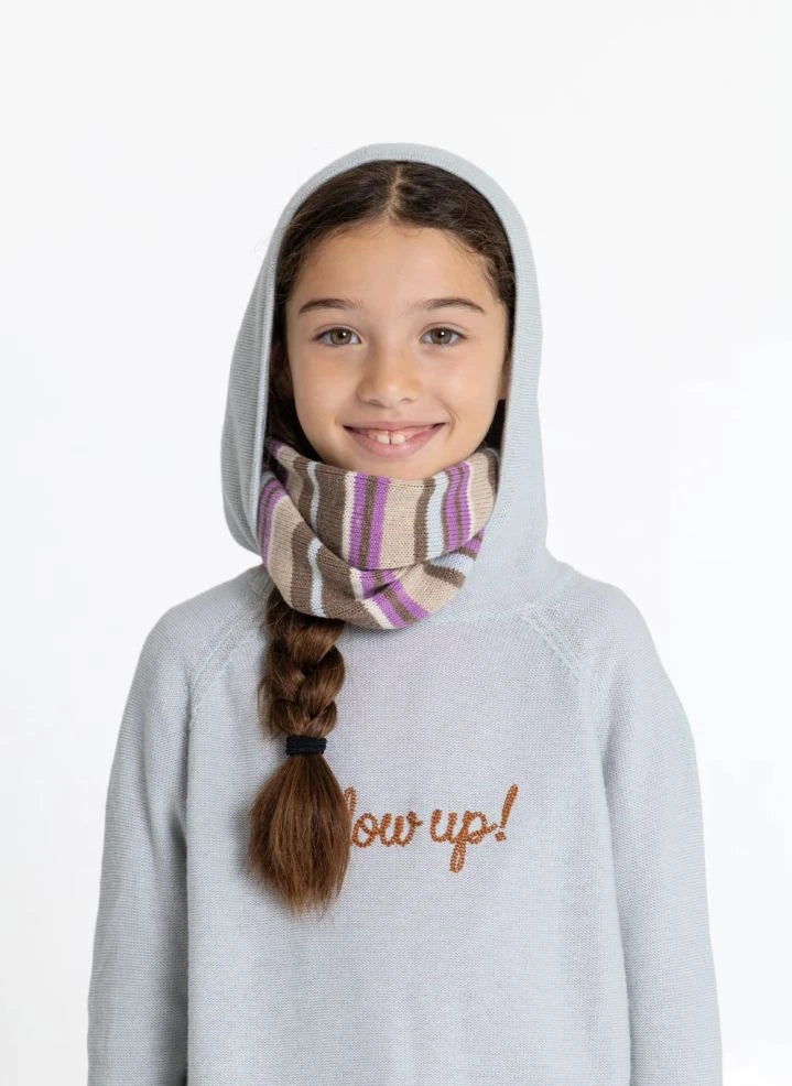 Smallable Kid - Soline Glow Up Wool Sweater | Light Blue