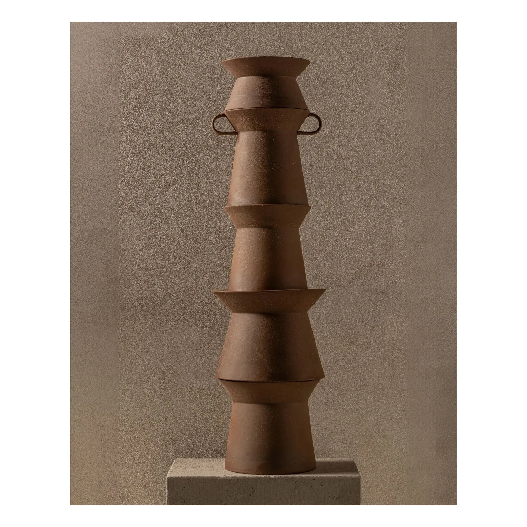Serax - Marie-Ann Stoneware Vase, Marie Michielssen | Brick Red