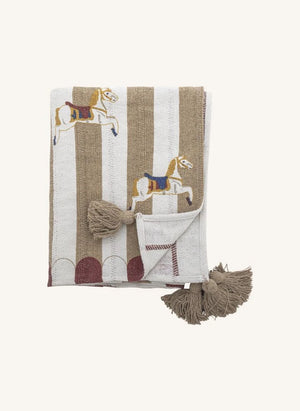 Bloomingville Mini - Merry-Go-Round Bedspread | Beige
