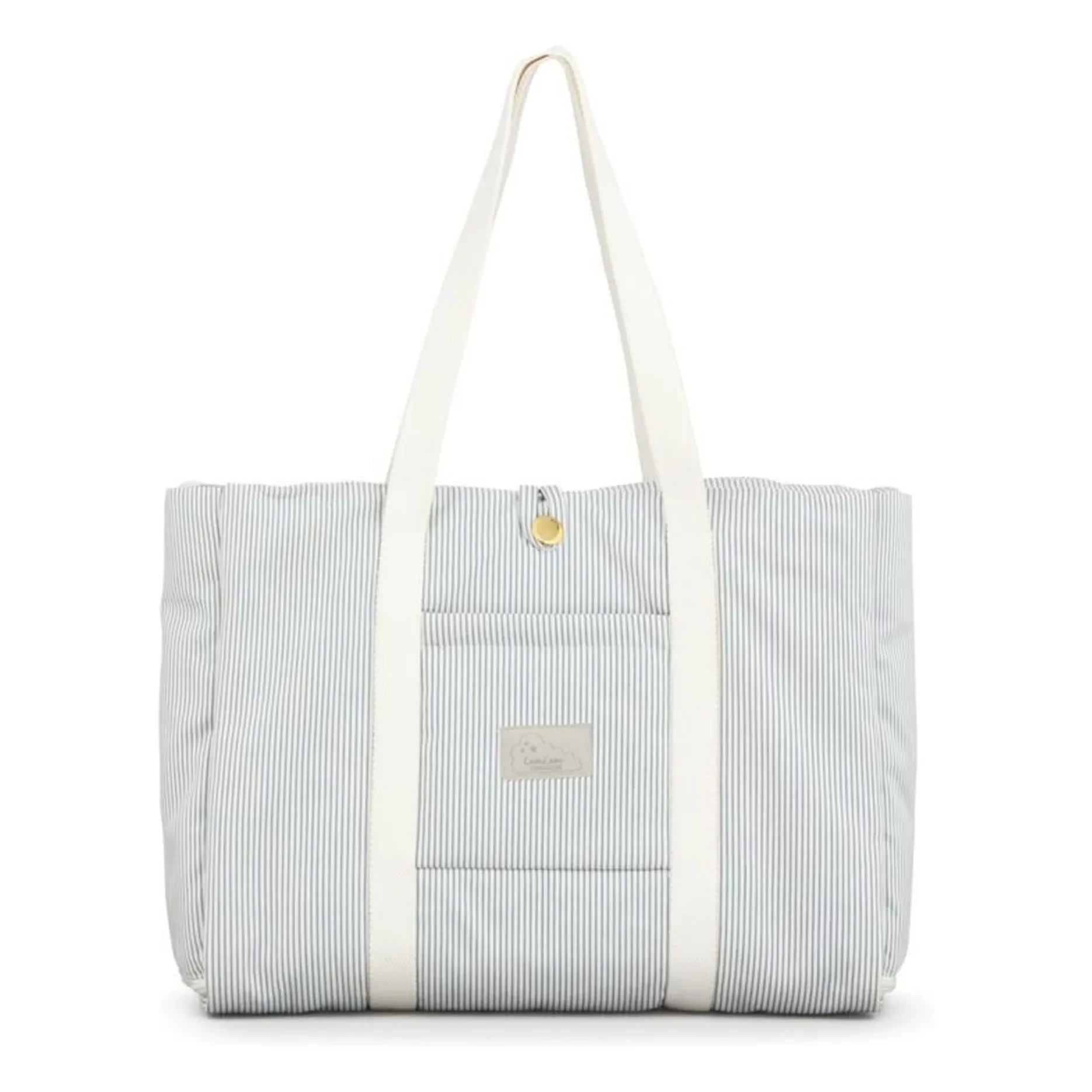 Cam Cam - Striped Multi-purpose Diaper Bag | Light Blue