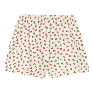 Tinycottons - Puffy Shorts Roses Organic Cotton | White
