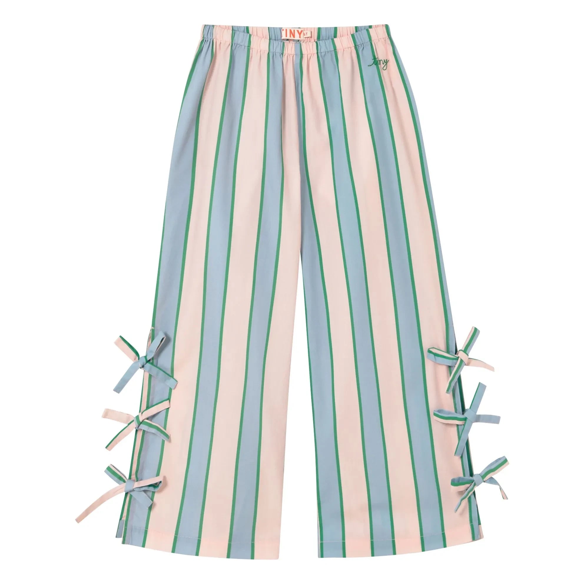 Tinycottons - Striped Tie Trousers | Light Pink