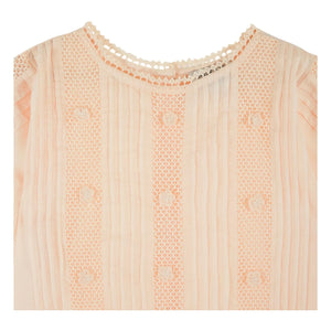 Emile et Ida - Cotton Embroidered Blouse | Apricot