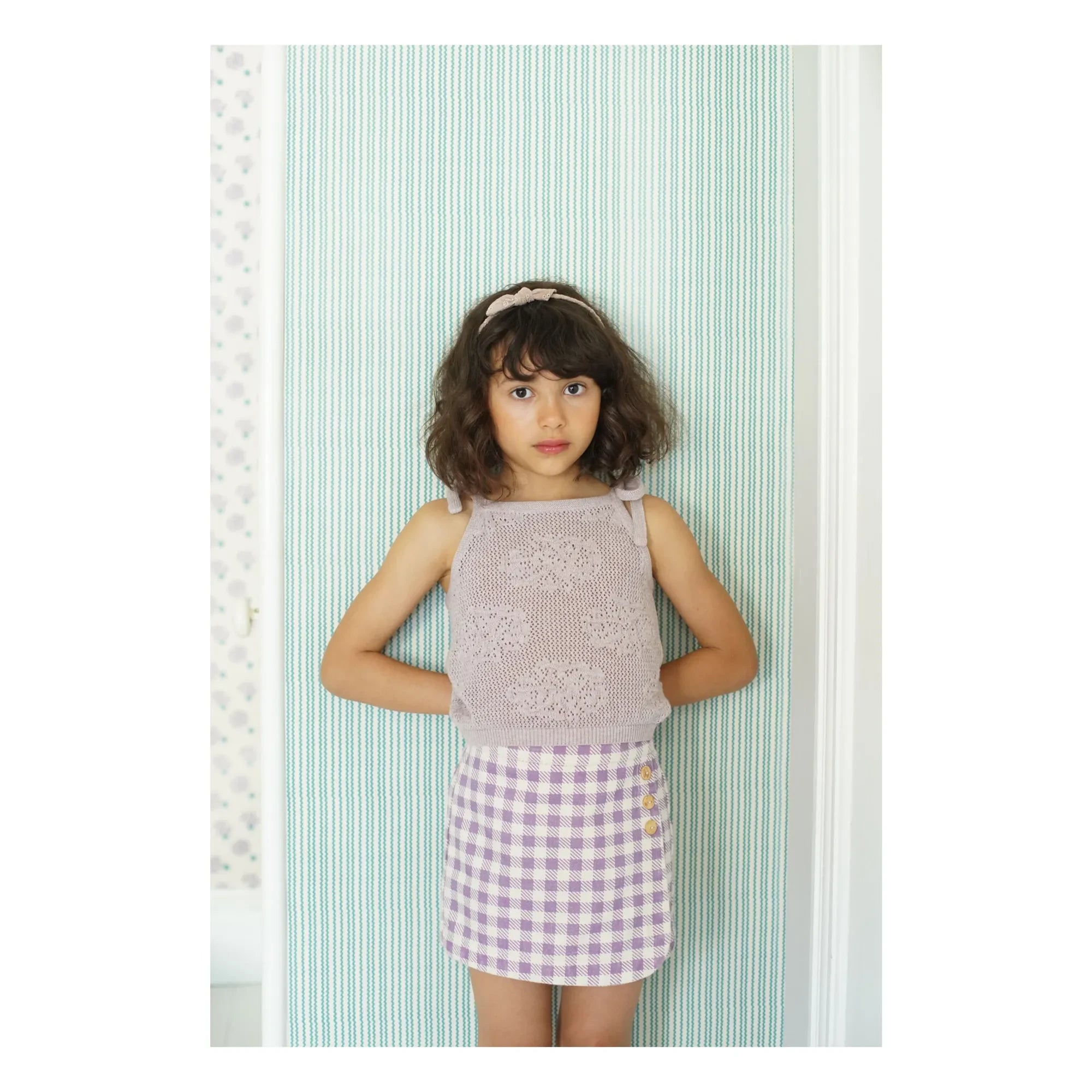 Soor Ploom - June Fleurs Organik Pamuk Atlet | Leylak