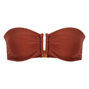 Alma Deia - Blake Bandeau Top | Terracotta