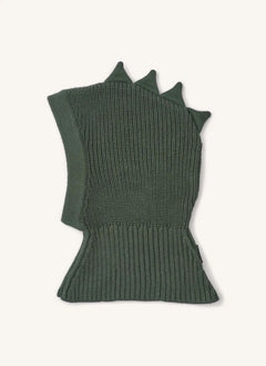 Liewood - Hanibal Dinosaur organic cotton balaclava | Haki