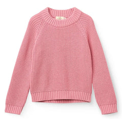 Copenhagen Colors - Classic Ribbed Organic Cotton Sweater | Candy Pink
