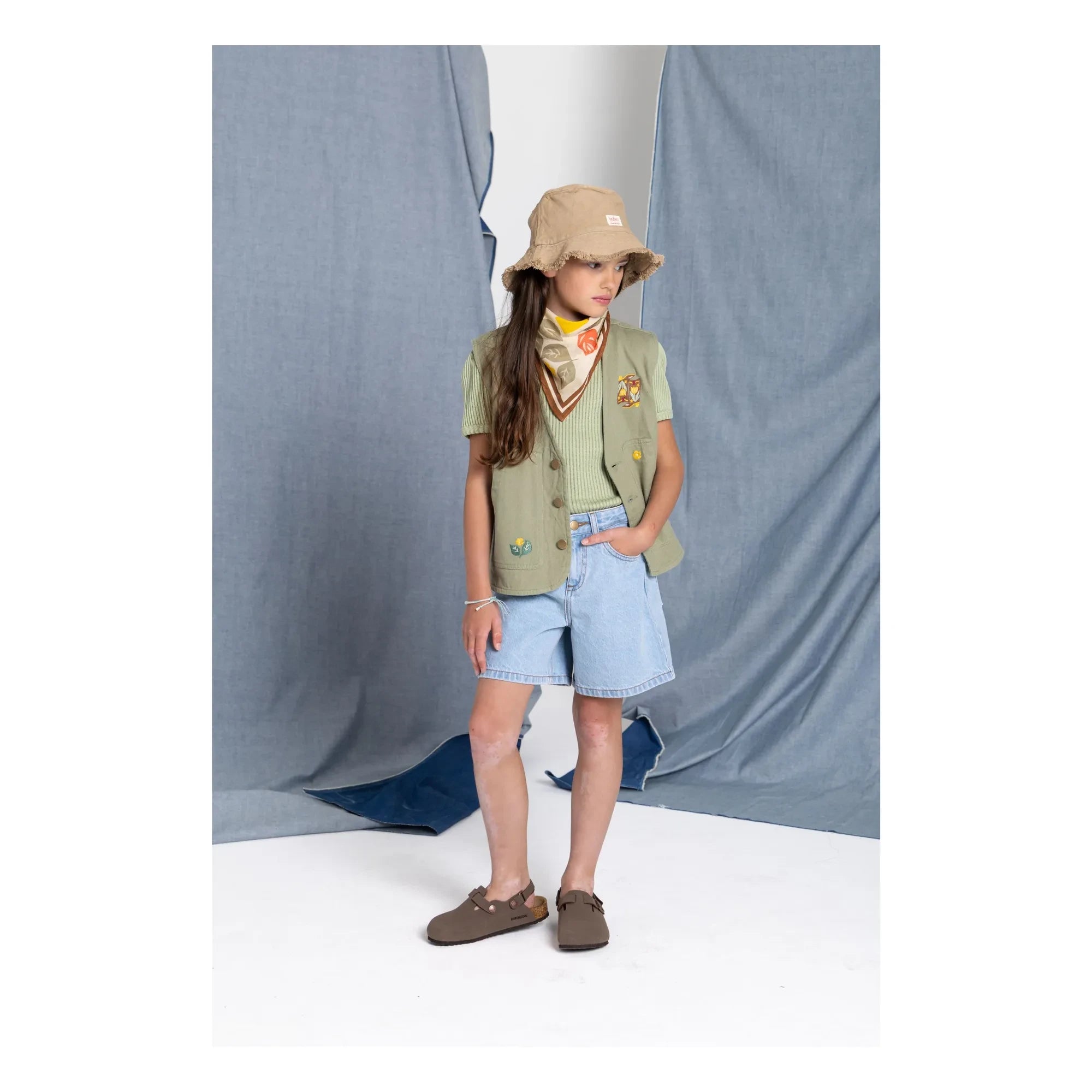 Hundred Pieces - Denim Daisie Shorts | Blue