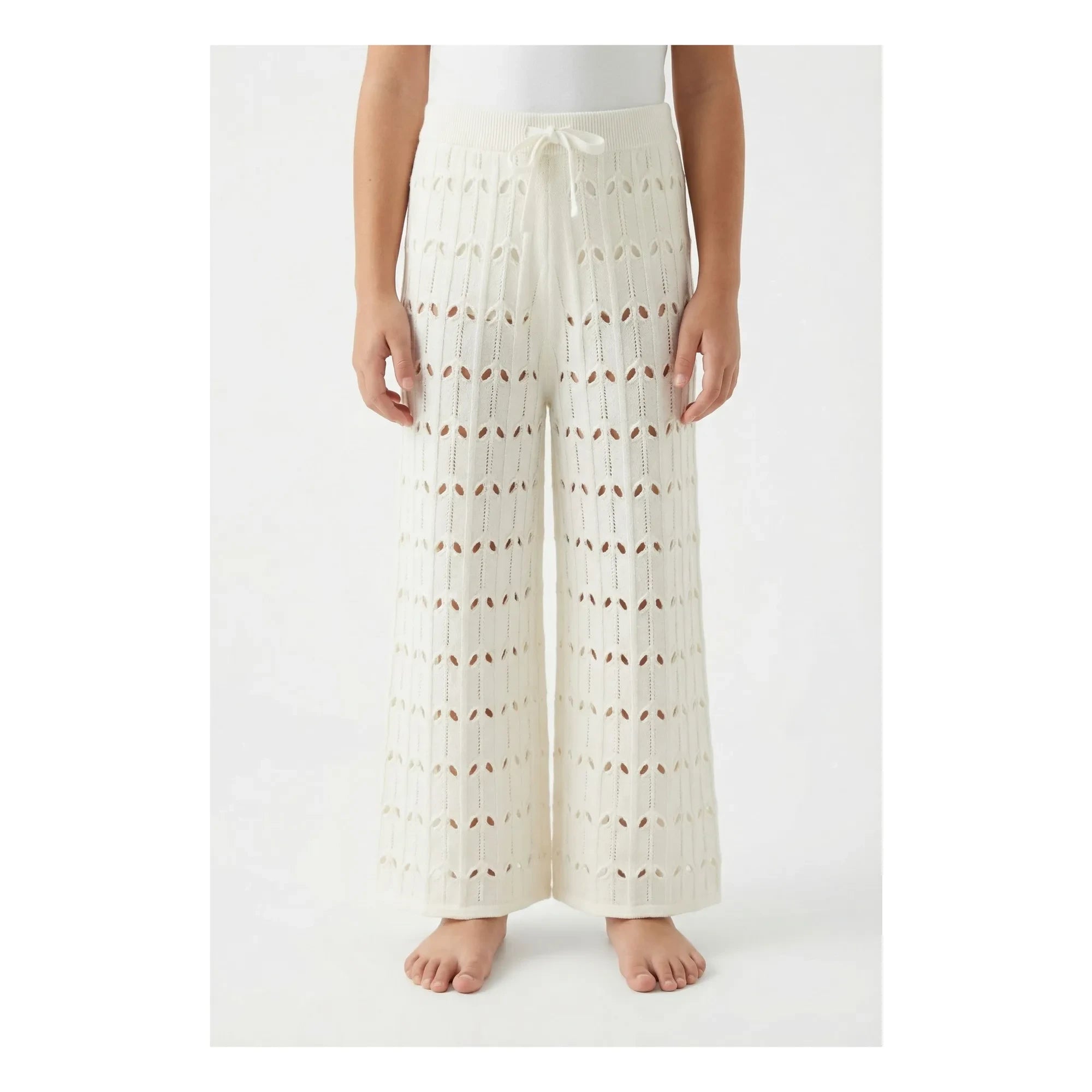 Zimmermann - Open-knit Wool Pants | White