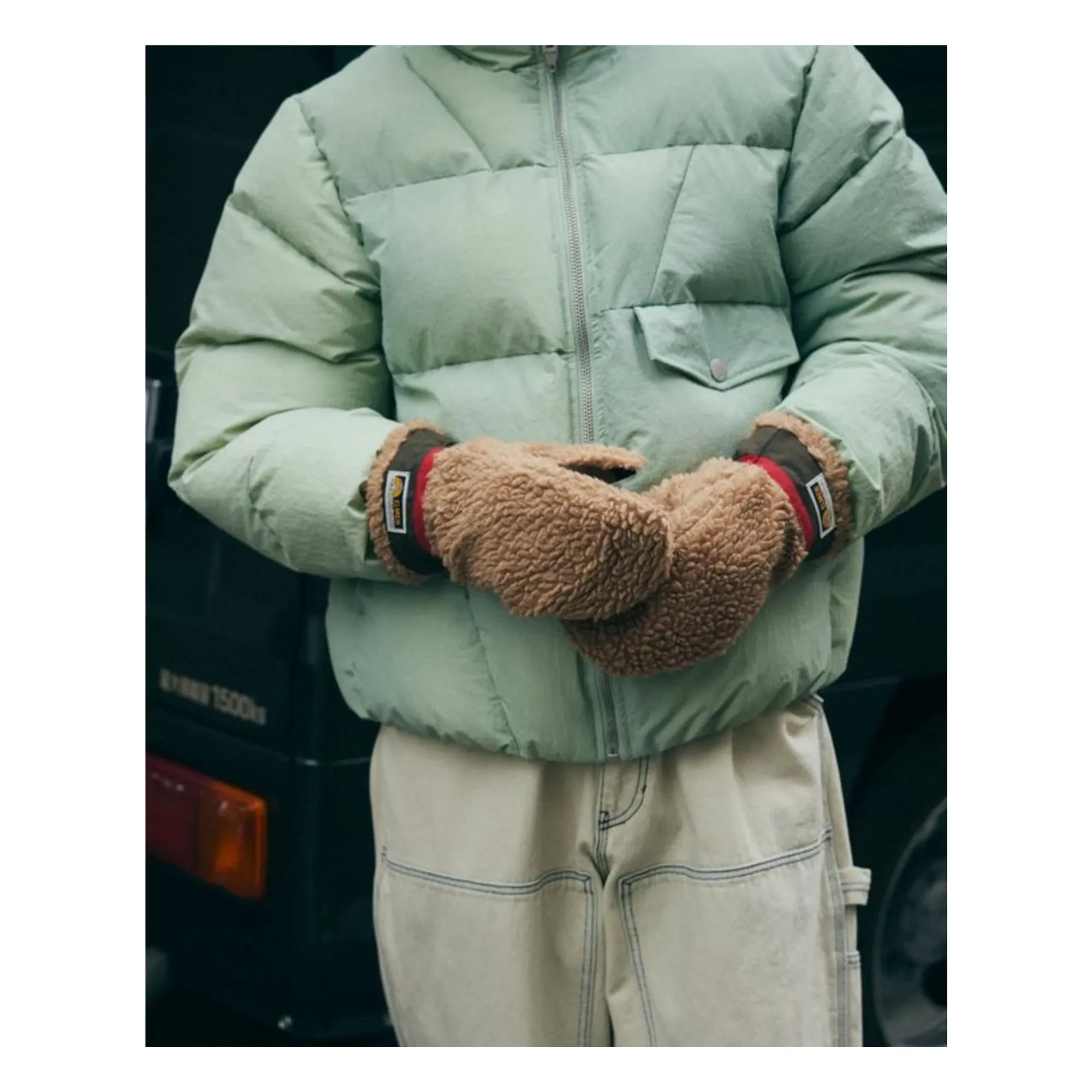 Elmer by Swany - Teddy Wool Gloves | Camel