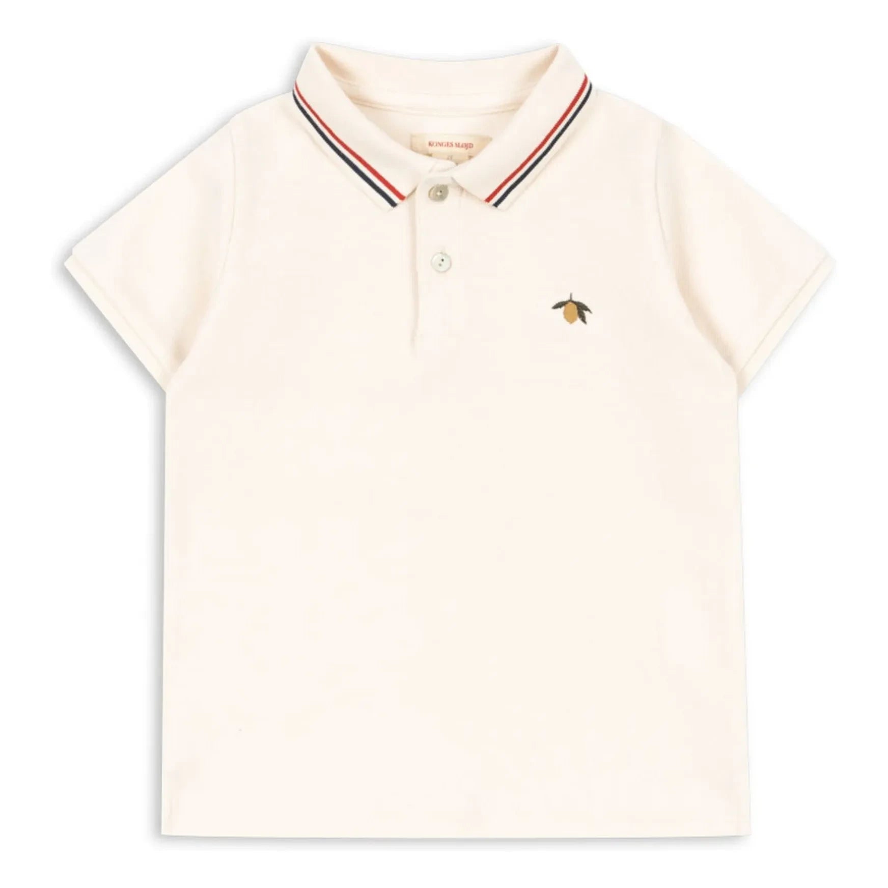 Konges Sløjd - Florian Organic Cotton Polo T-Shirt | White