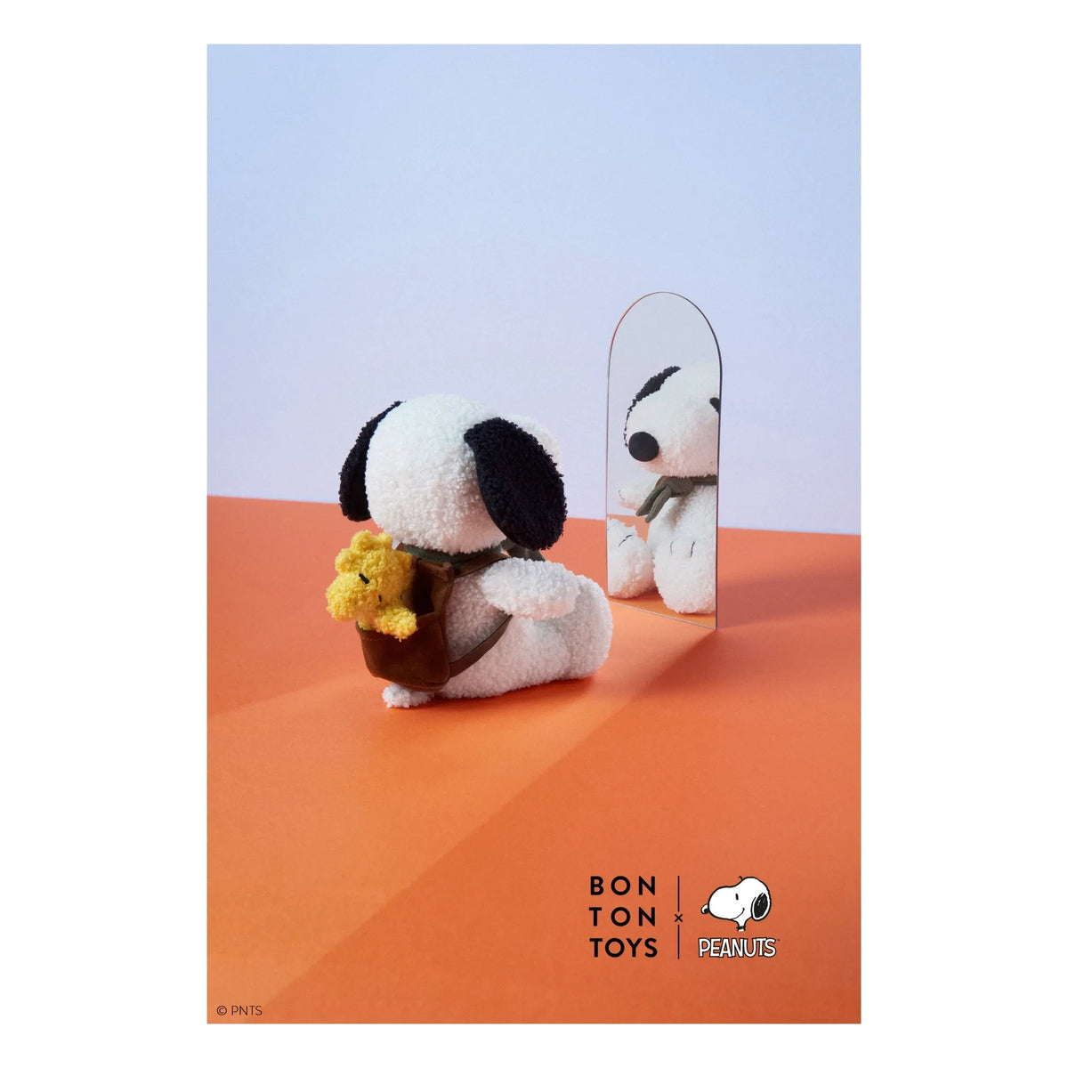 Bon Ton Toys - SNOOPY - Plush Toy with Woodstock in Bag