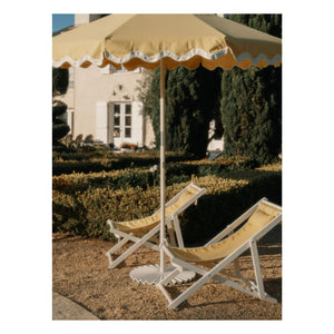 Business & Pleasure Co. - Beach Club Wavy Umbrella | Yellow