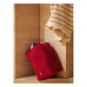 La cerise sur le gâteau - Cube cosmetic bag | Cherry Red