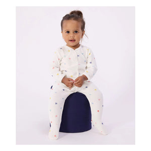Little Boat - Sleep Well Hearts Kadife Pijamalar | Beyaz