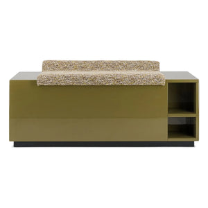 The Socialite Family - Cameleon Painted Wooden and Ribbed Effect Fabric Chair Bench | Tiger