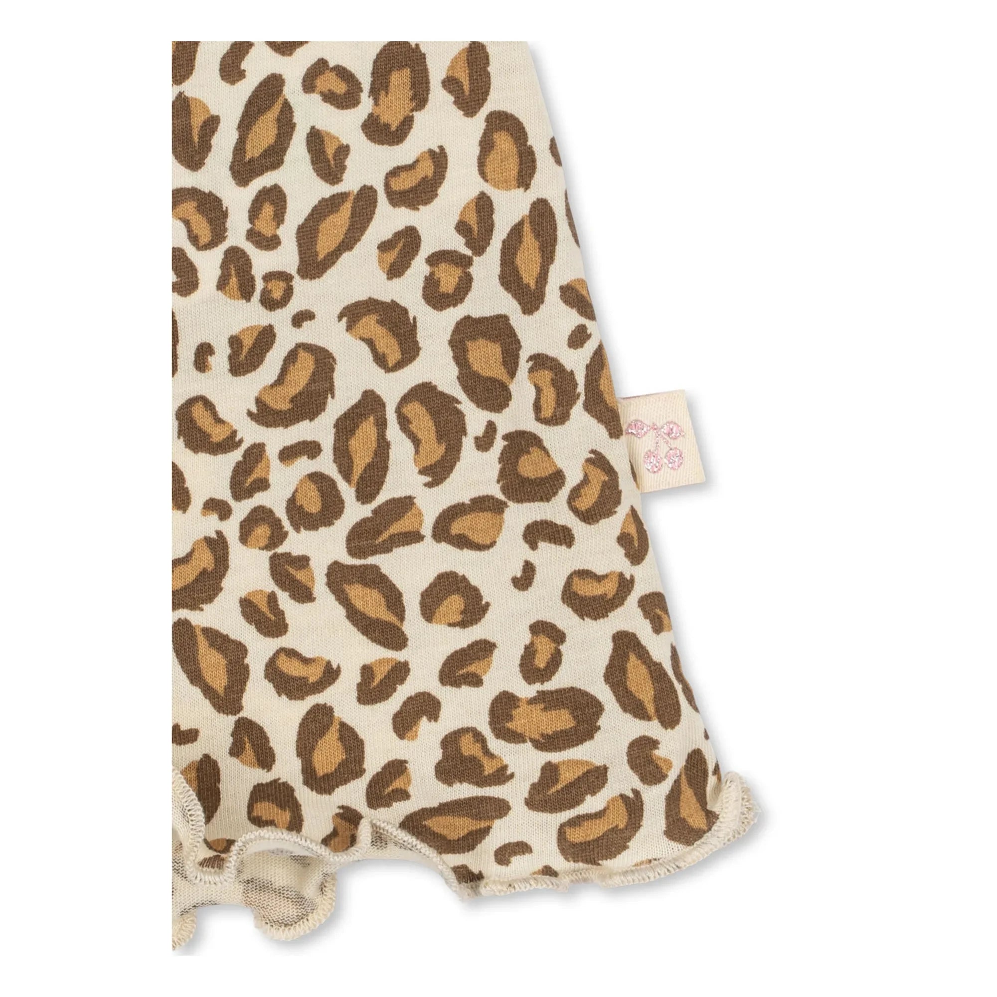 Konges Sløjd - Famo Leopard Organic Cotton Dress | Beige