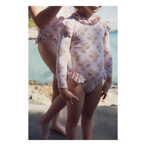 Lison Paris - Jasmine Fleuri UV Protective Swimsuit | White