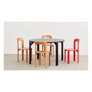 Hay - Rey Lacquered Wooden Chair - Bruno Rey | Red