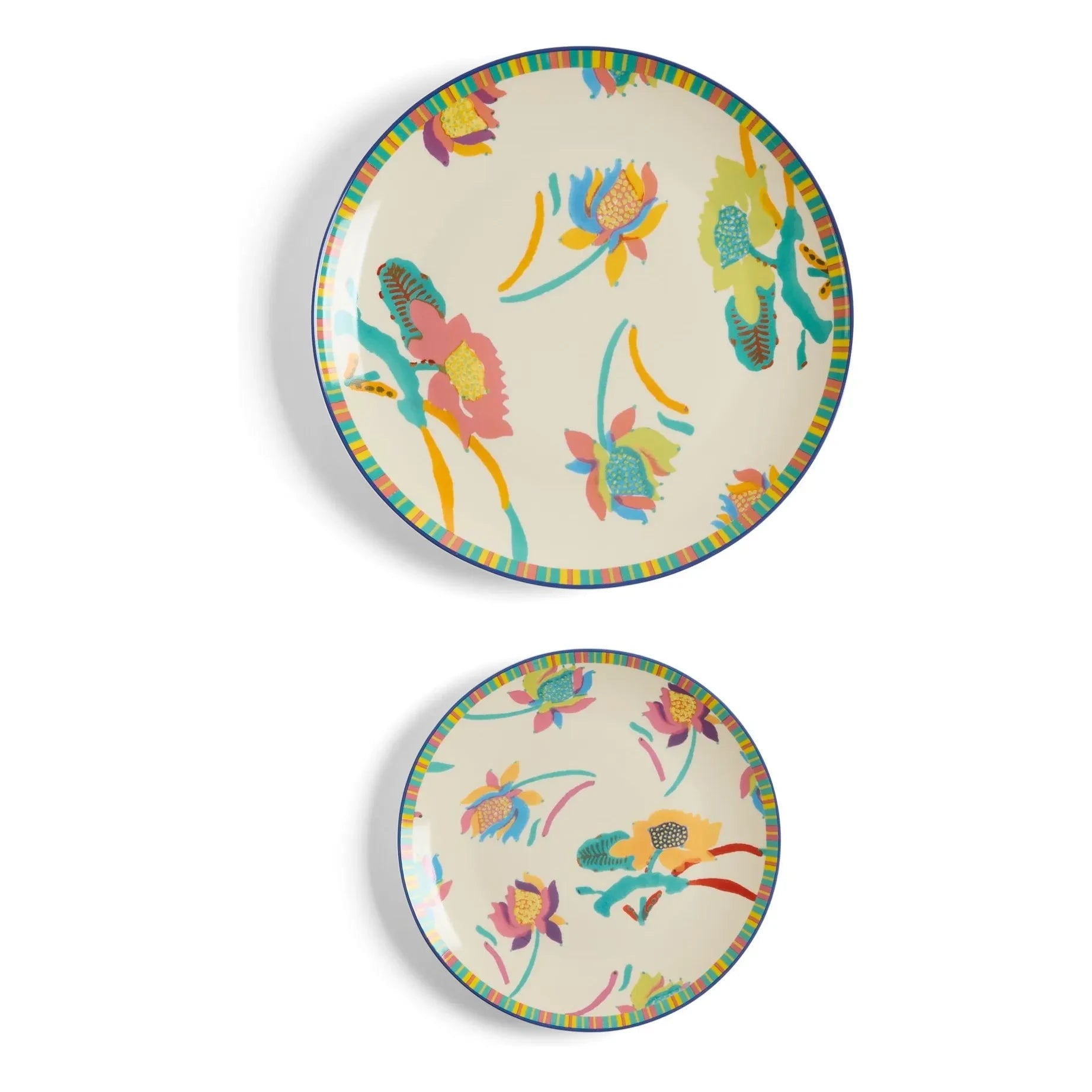 Lisa Corti - Japanese porcelain plates - Set of 2 | Cream