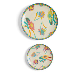 Lisa Corti - Japanese porcelain plates - Set of 2 | Cream
