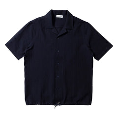 Edmmond Studios - Travis Short Sleeve Shirt | Dark Blue