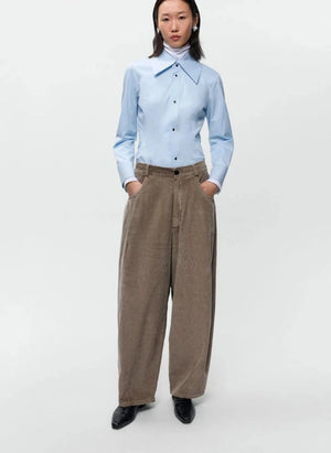 Cordera - Velvet Cotton Jeans | Sage