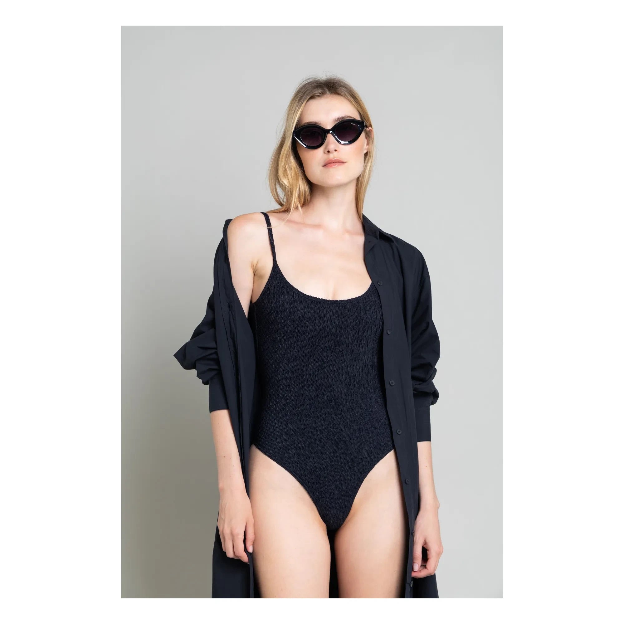 Smallable Woman - Melissa shirt dress | Black