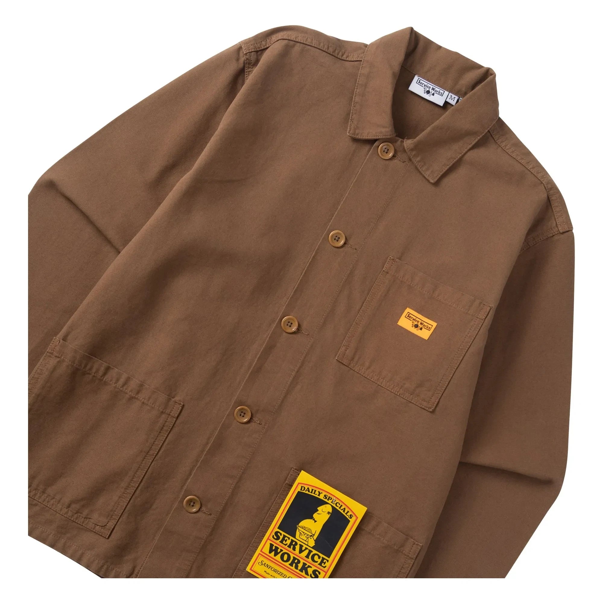 Service Works - Canvas Chore Overshirt | Brown