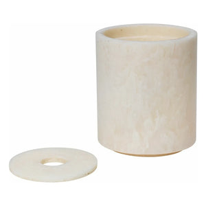 Ferm Living - Round Cotton Swab Box with Lid | Pink