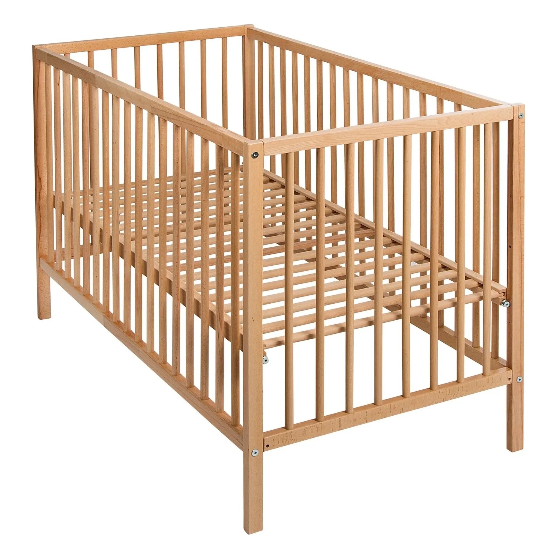 Quax - Lina Baby Bed 60x120 cm | Light Wood