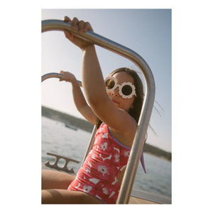 My First Cantê - Victoria Fleuri Textured Swimsuit | Red